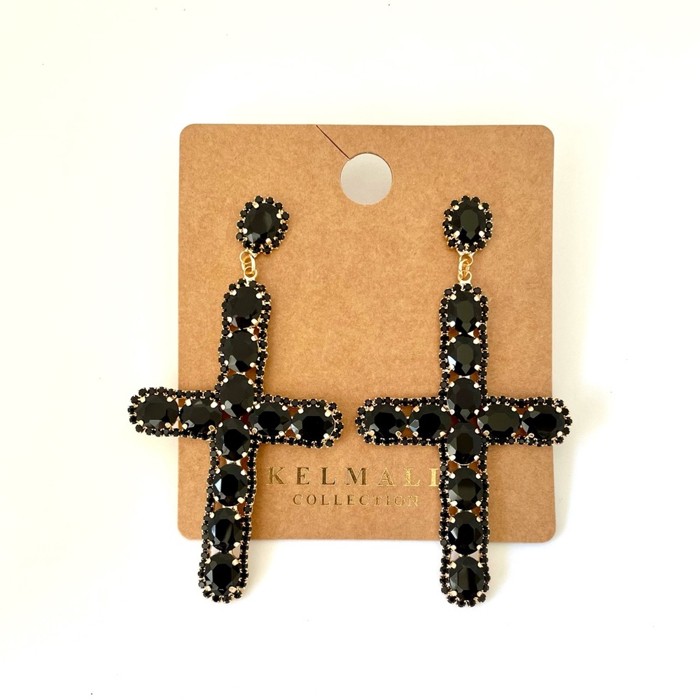 Cross earrings